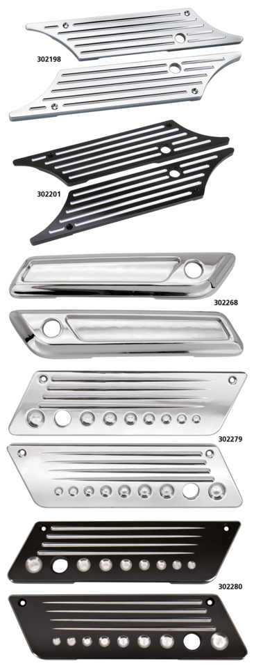 BILLET SADDLEBAG LATCH COVERS