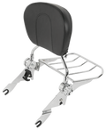 DETACHABLE RECLINER SISSY BAR & LUGGAGE RACK KITS FOR TOURING