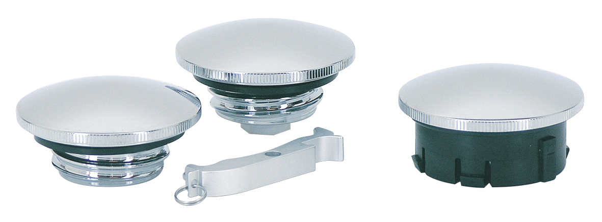 CHROME BILLET "ESSENTIAL" GAS CAPS