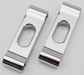 CHROME "TRAPDOOR" FRONT FENDER SPACERS