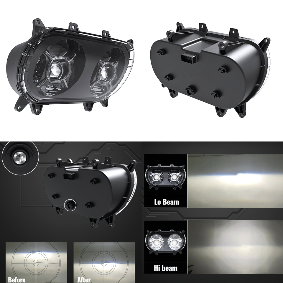 LED HEADLIGHT UNIT FOR ROAD GLIDE