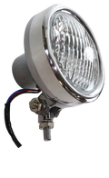 POLISHED ALUMINUM RETRO HEADLIGHT