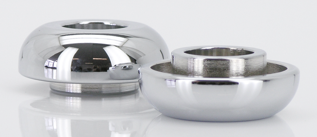 CHROME FRONT WHEEL SPACERS FOR TOURING
