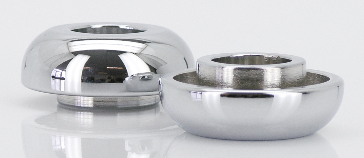 CHROME FRONT WHEEL SPACERS FOR TOURING