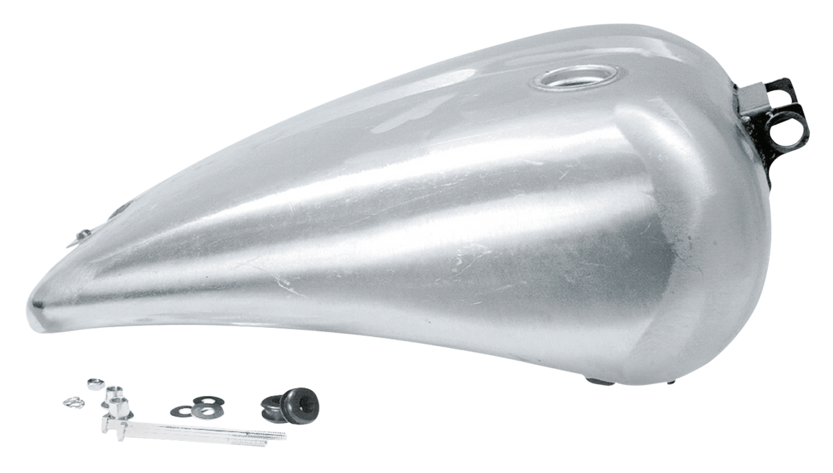 ONE PIECE 2" STRETCHED SMOOTH TOP STEEL GAS TANK FOR DYNA