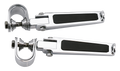 FOLDING CUSTOM FOOT PEGS WITH RUBBER INSERTS