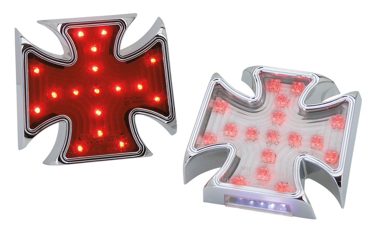 CHROME BILLET MALTESE STYLE LED TAILLIGHT