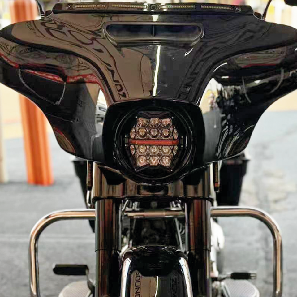 HONEYCOMB 7" LED HEADLIGHT UNIT