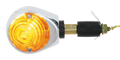 CHROME "OX-EYE" HANDLEBAR TURN SIGNALS