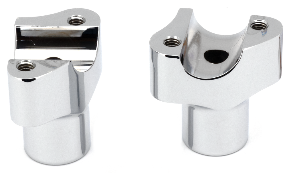 CHROME BILLET ALUMINUM RISERS