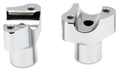 CHROME BILLET ALUMINUM RISERS