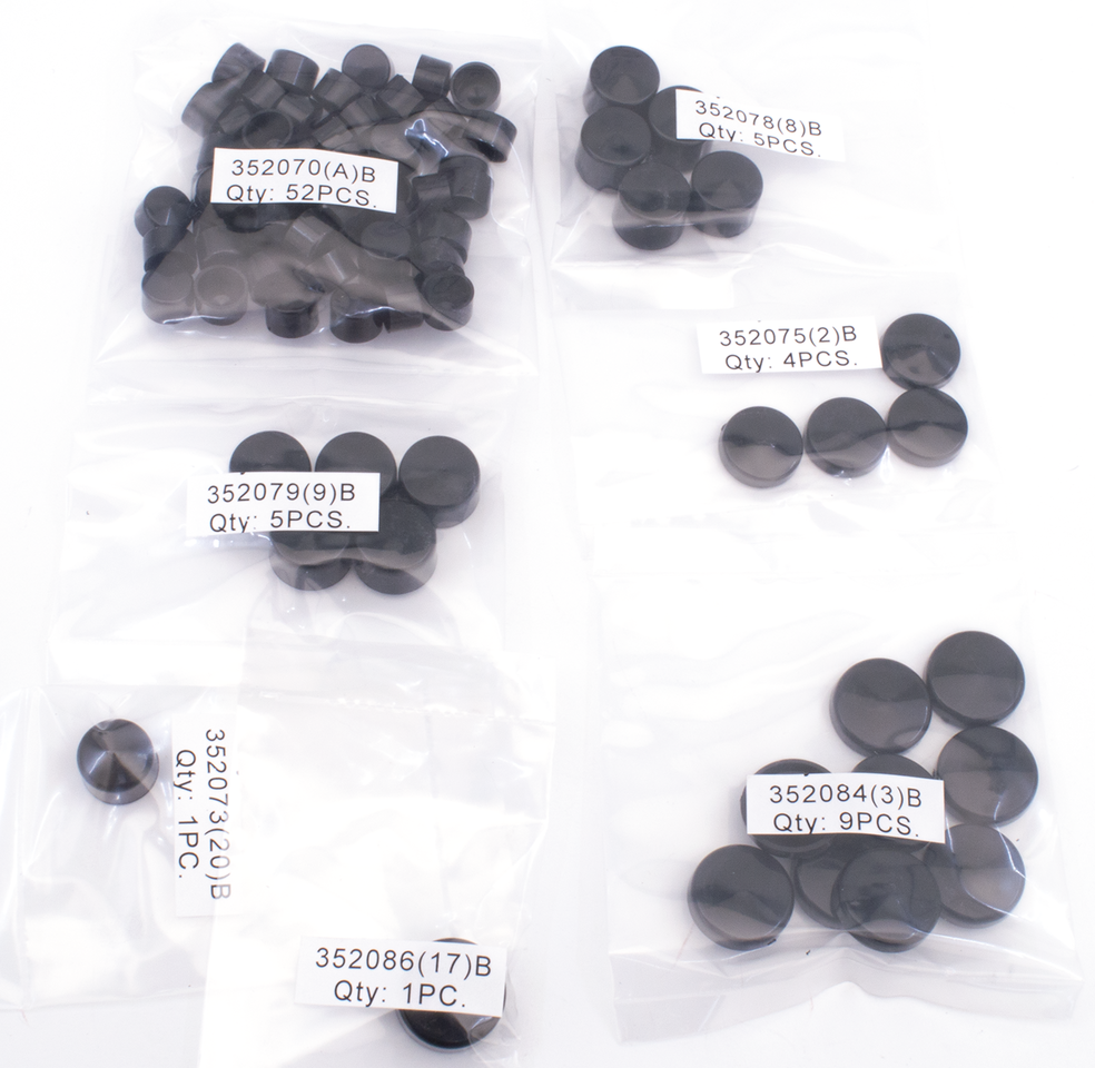 BOLT COVER KITS FOR ENGINE, PRIMARY, TRANSMISSION & MORE