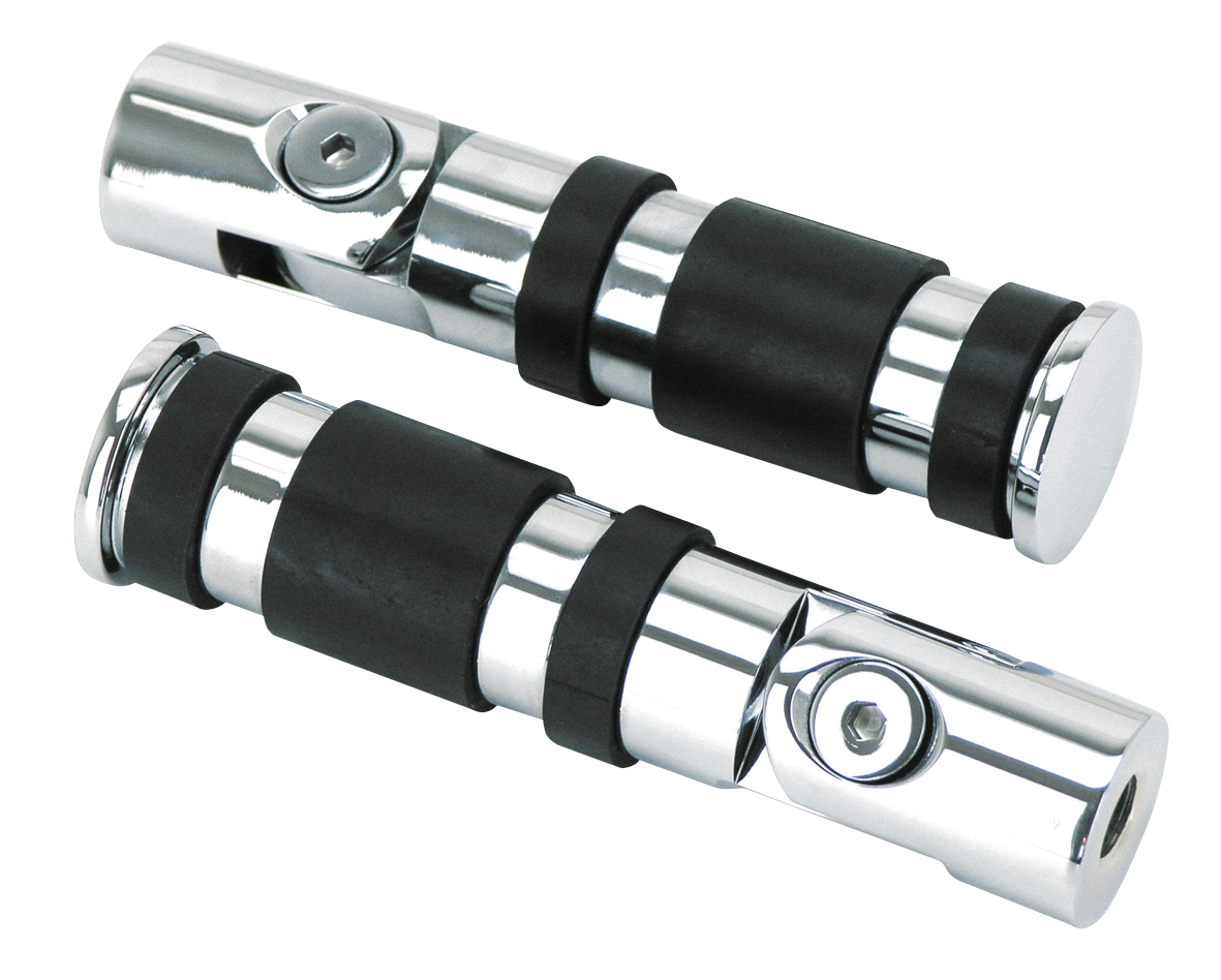 CHROME FOLDING PASSENGER PEGS