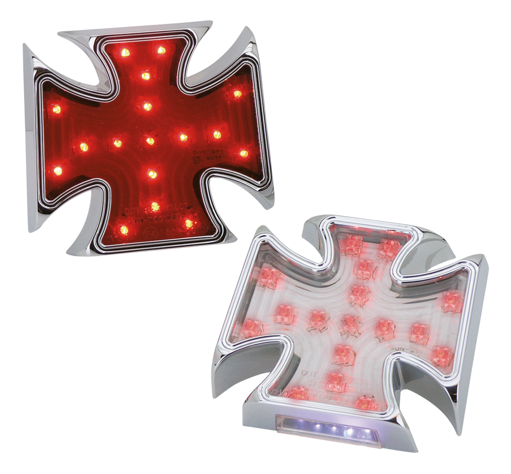 CHROME BILLET MALTESE STYLE LED TAILLIGHT