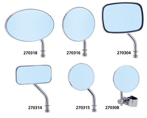 "RETRO BLUES" BLUE GLASS MIRRORS