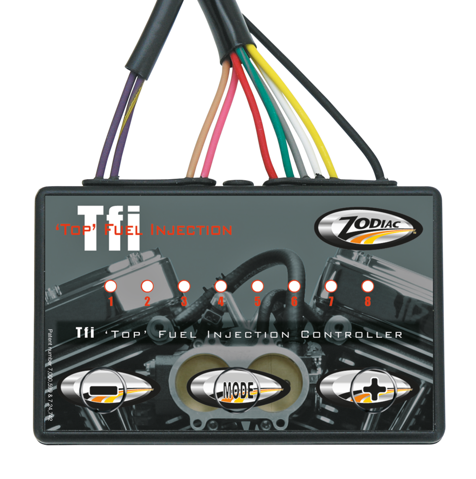 ZODIAC'S ADJUSTABLE FUEL INJECTION TUNER FOR HARLEY