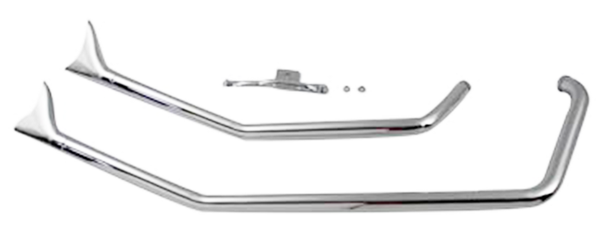 CHROME UPSWEEP FISHTAIL DRAG PIPES