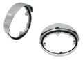 CHROME-PLATED DIE-CAST TURN SIGNAL VISORS