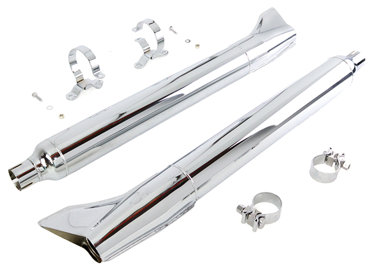 TORPEDO FISHTAIL MUFFLERS FOR TOURING