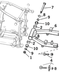 BRAKE LINE AND WIRE CLIPS
