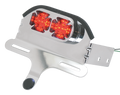 FATBOB STYLE TWIN CROSS LED TAILLIGHT