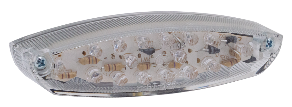 EU APPROVED UNIVERSAL LED CLEAR LENS TAILLIGHT
