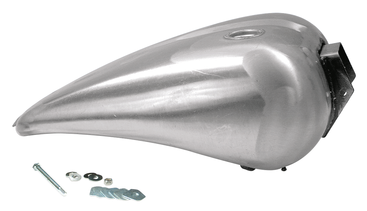ONE PIECE STRETCHED SMOOTH TOP STEEL GAS TANK FOR FXR