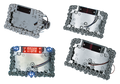 SKULL MANIAC LICENSE PLATE BRACKETS WITH LED TAILLIGHTS