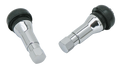 CHROME PLATED BRASS TIRE VALVE FOR TUBELESS TIRES