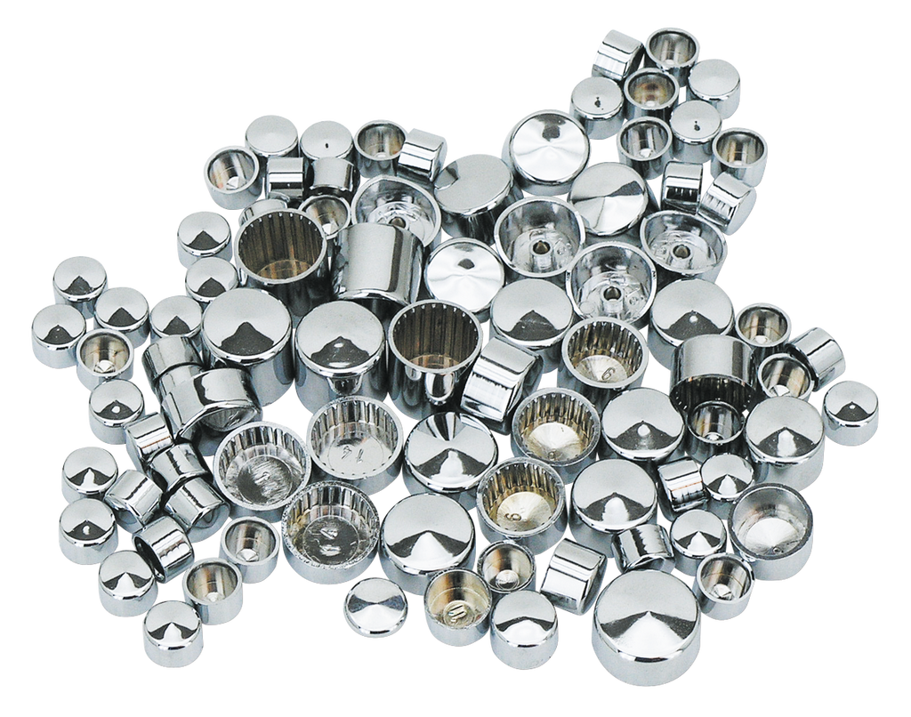 BOLT COVER KITS FOR ENGINE, PRIMARY, TRANSMISSION & MORE