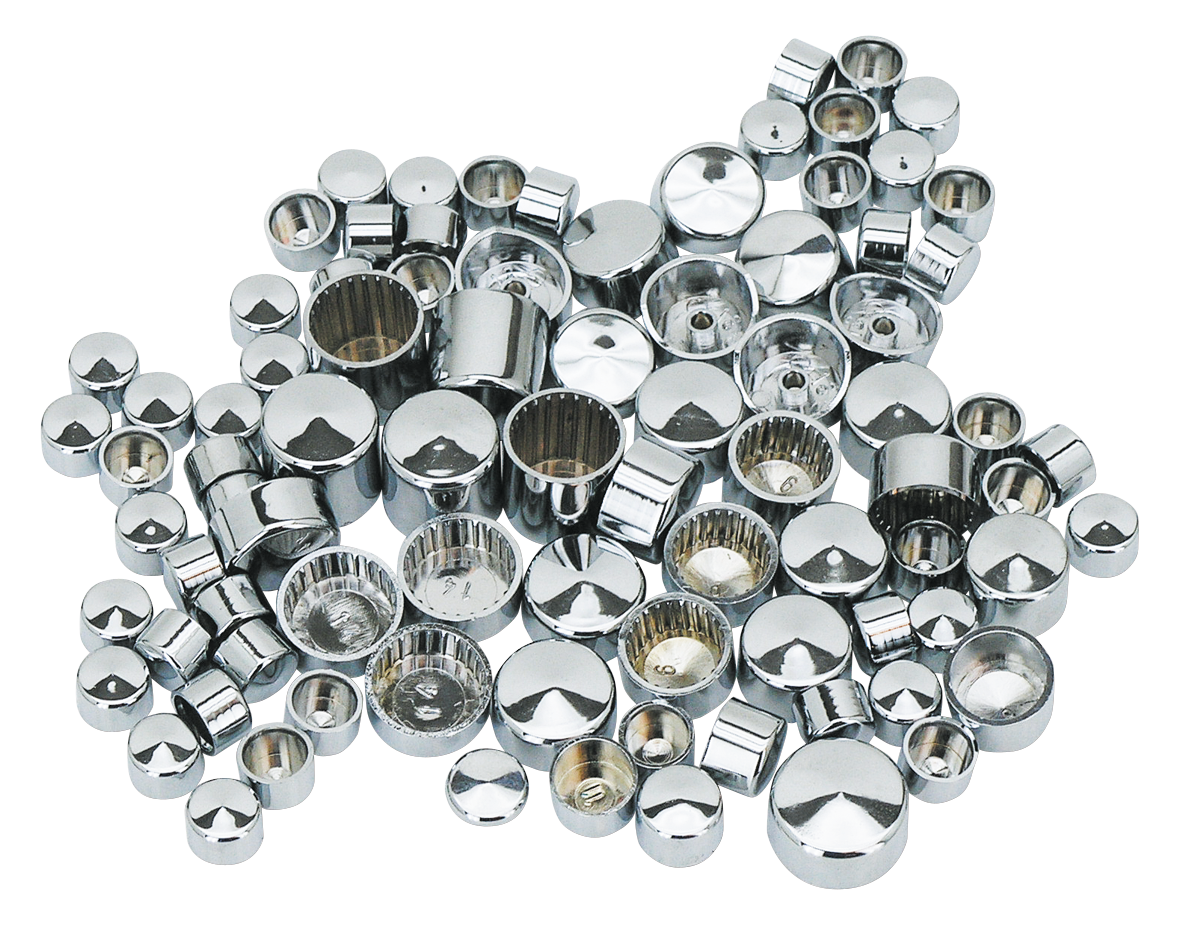 BOLT COVER KITS FOR ENGINE, PRIMARY, TRANSMISSION & MORE