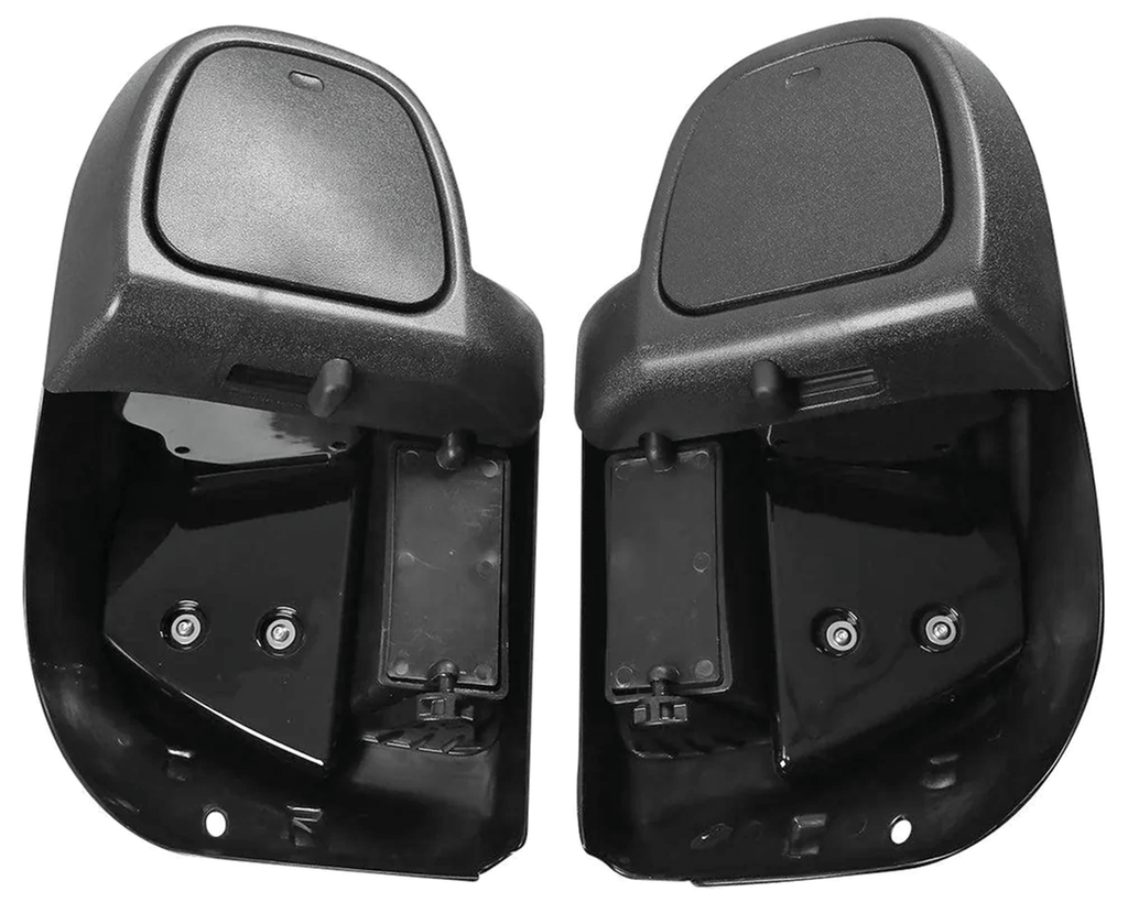 CARBON LOOK FAIRING LOWERS WITH GLOVE BOXES