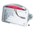 SIDE MOUNT & FENDER MOUNT LICENSE PLATE BRACKETS WITH LED TAILLIGHTS