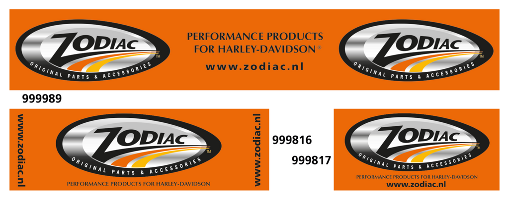 ZODIAC POLYESTER FABRIC BANNER