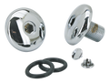 CHROME CUSTOM FORK TUBE CAP SCREWS