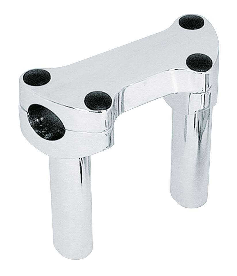 CHROME HANDLEBAR RISER AND CLAMP SETS