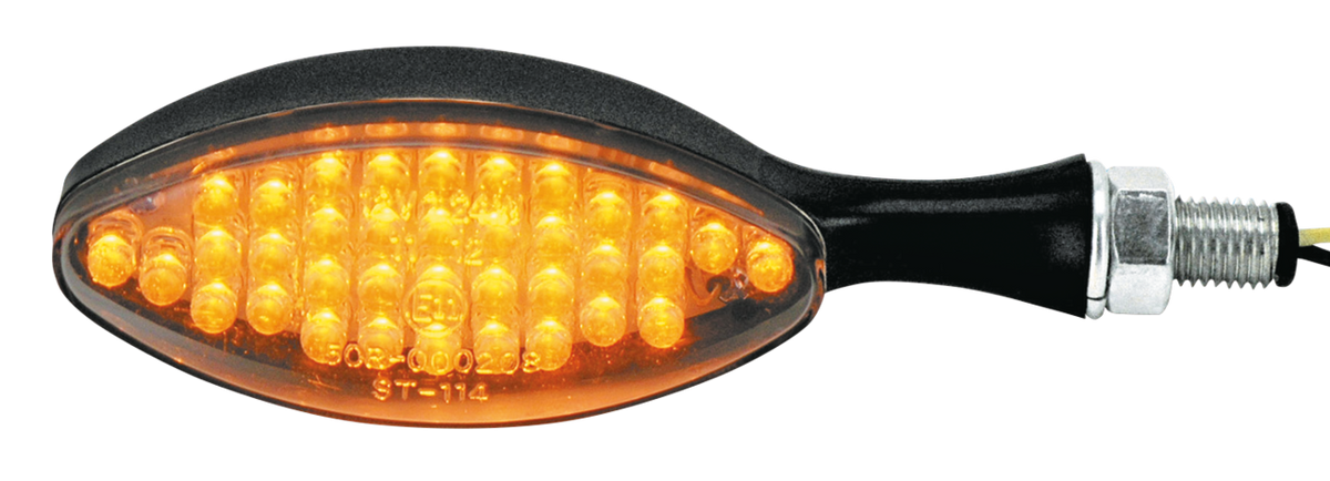 EU APPROVED BLACK LED TURN SIGNAL