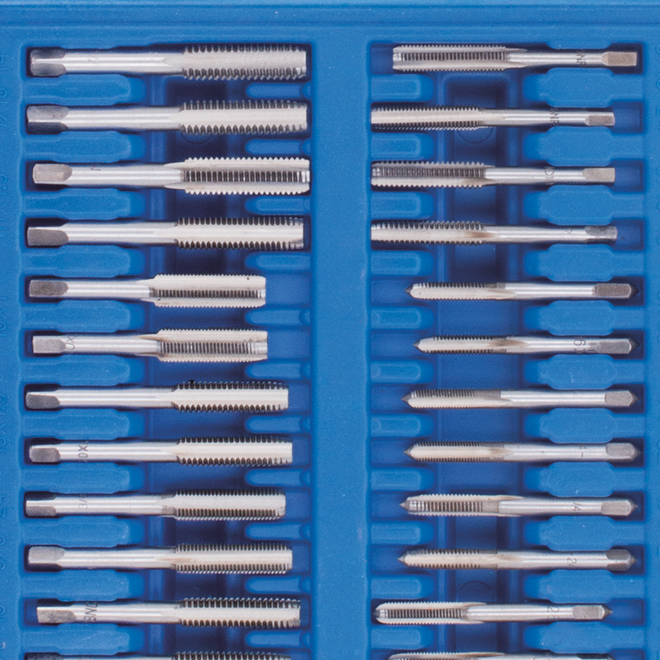 110-PIECE METRIC, UNC & UNF SIZE TAP AND DIE SET