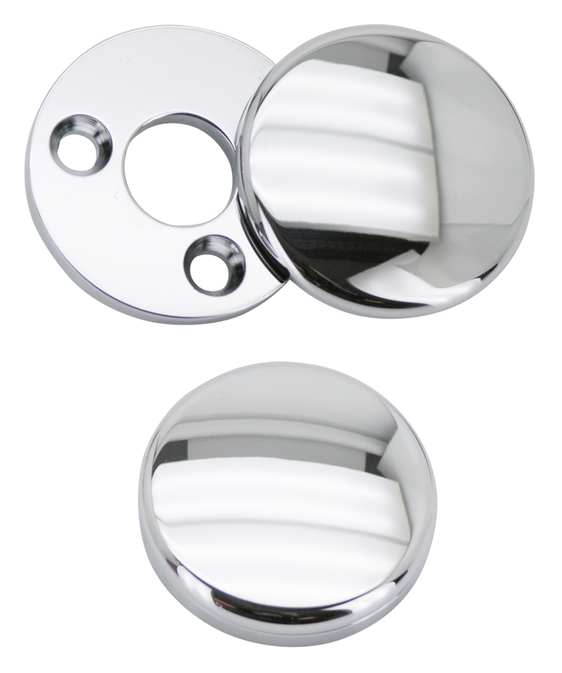 CHROME STEERING LOCK COVER FLHR ROAD KING